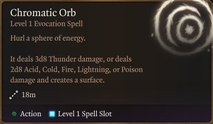 Chromatic Orb Spell