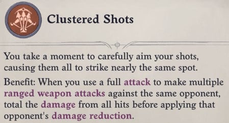 Clustered Shots Feat Arueshalae Pathfinder Wrath of the Righteous Build