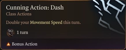 Cunning Action Dash