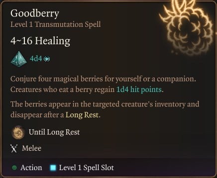 Goodberry Spell