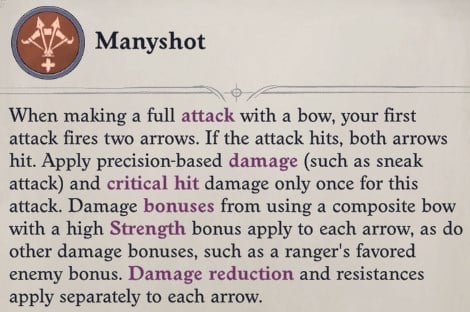 Manyshot Feat Delamere Pathfinder Wrath of the Righteous Build