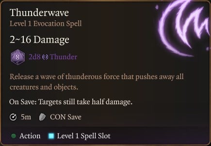 Thunderwave Spell